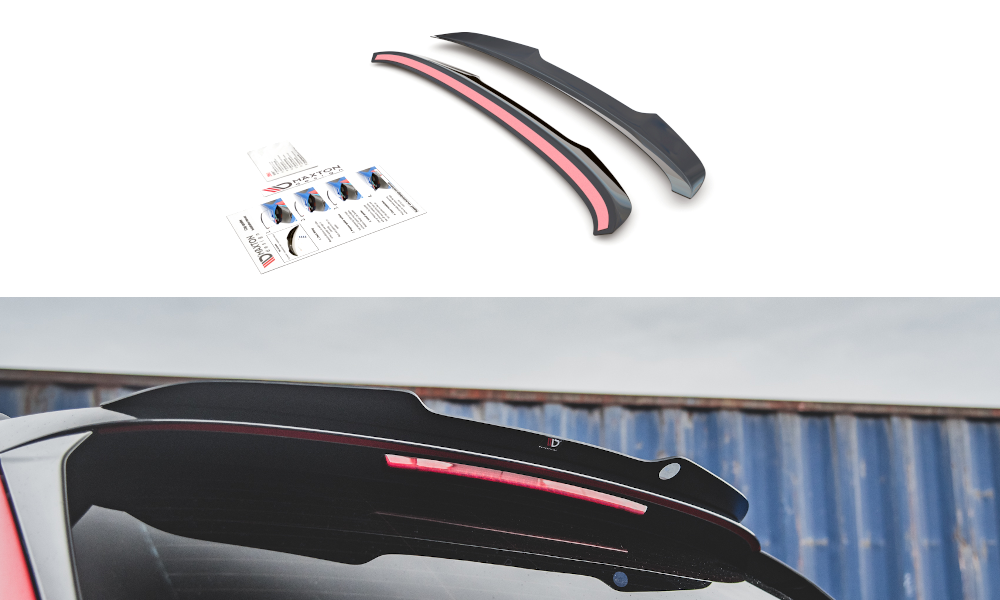 Spoiler CAP für Skoda Kamiq Carbon Look