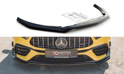 Front Ansatz V.1 für Mercedes-AMG A 45 S W177 schwarz Hochglanz