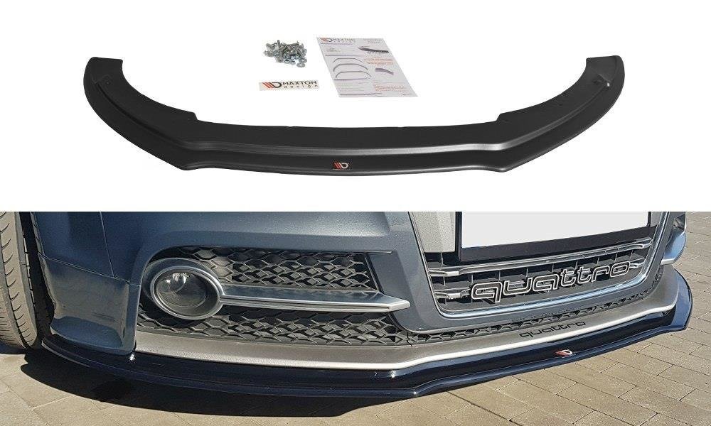Front Ansatz für Audi TT S 8J schwarz matt