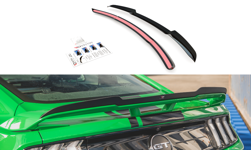 Spoiler CAP für Ford Mustang GT Mk6 Facelift Carbon Look