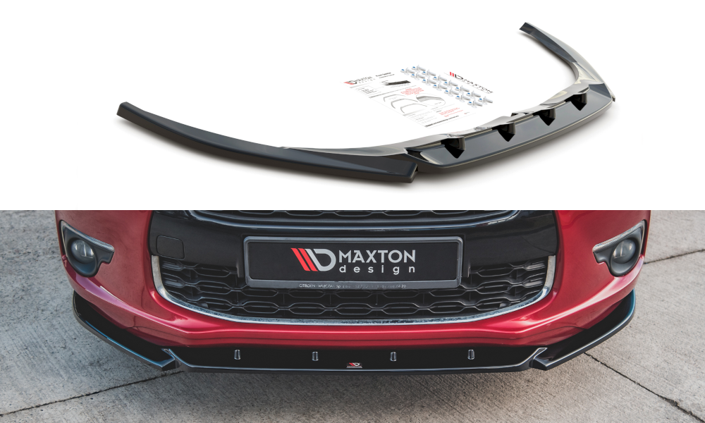 Front Ansatz für Citroen DS4 schwarz matt