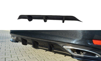Diffusor Heck Ansatz für Lexus GS Mk4 Facelift T schwarz matt
