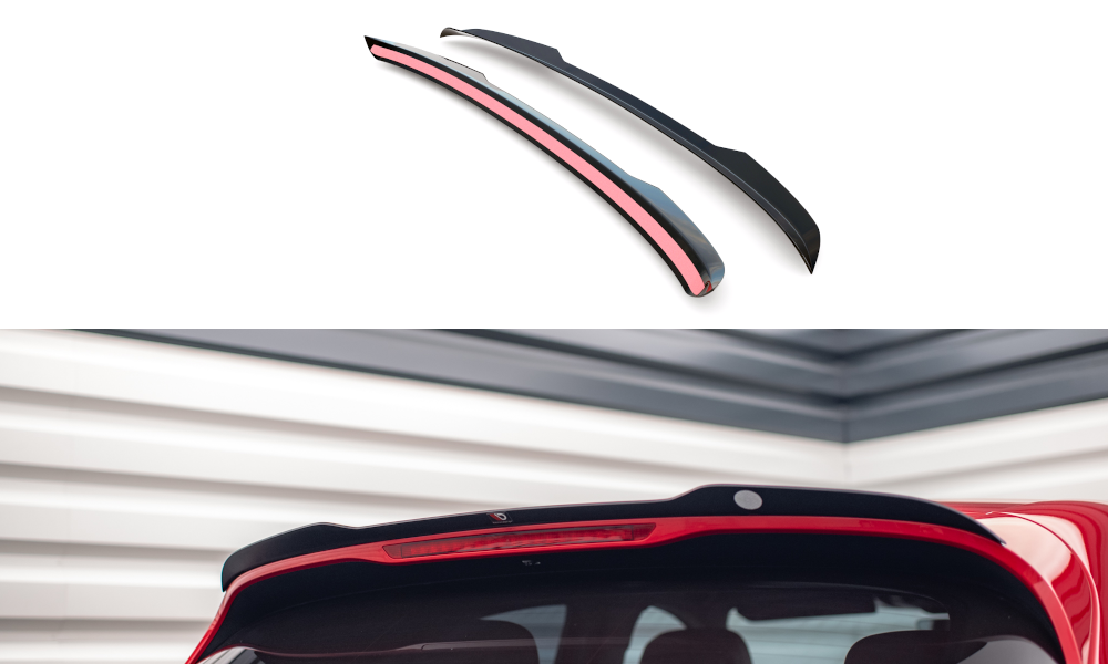 Spoiler CAP für Porsche Macan Mk1 Facelift schwarz matt