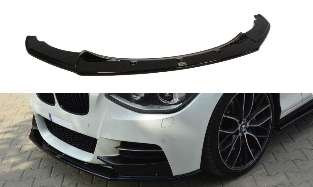 Front Ansatz für BMW 1er F20/F21 M-Power (vor Facelift) schwarz matt