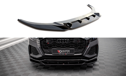 Front Ansatz V.2 für Audi RSQ8 Mk1 schwarz Hochglanz