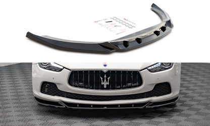 Front Ansatz V.1 für Maserati Ghibli Mk3 schwarz matt