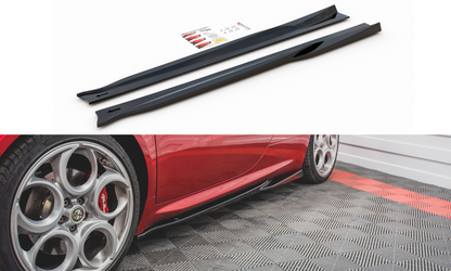 Seitenschweller Ansatz für Alfa Romeo 4C Carbon Look