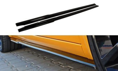 Seitenschweller Ansatz für RENAULT MEGANE II RS Carbon Look