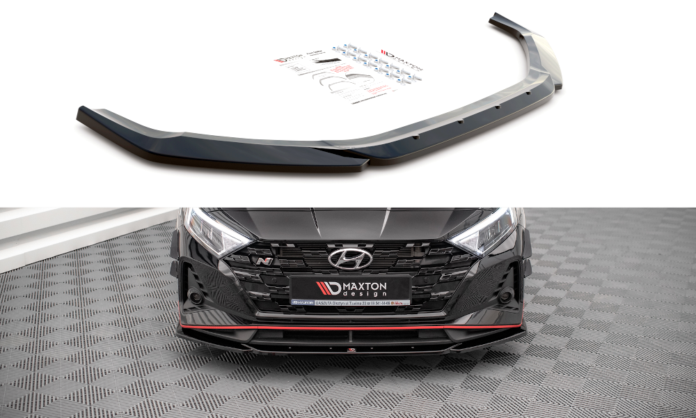 Front Ansatz V.3 für Hyundai I20 N Mk3 schwarz matt