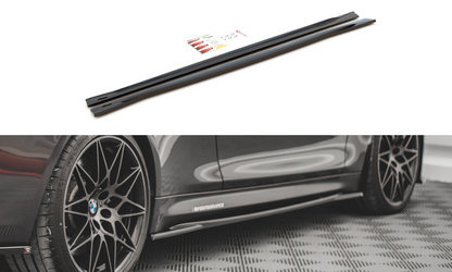Seitenschweller Ansatz für BMW M4 F82 schwarz Hochglanz