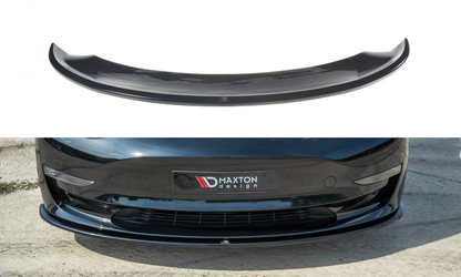 Front Ansatz für Tesla Model 3 Carbon Look