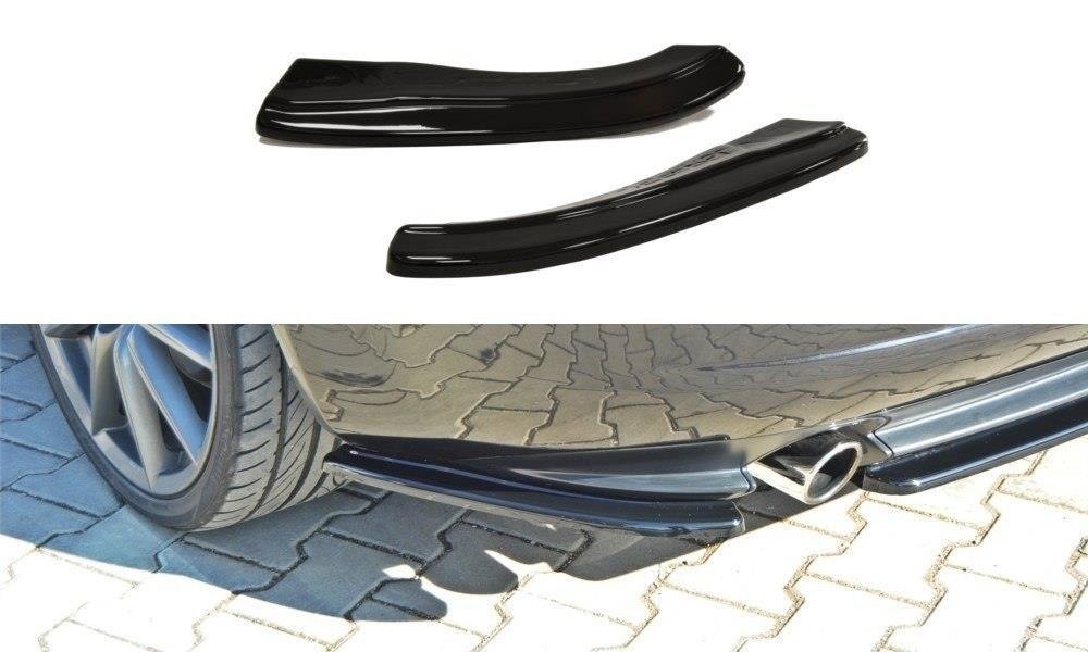 Heck Ansatz Flaps Diffusor für ALFA ROMEO 159 Carbon Look
