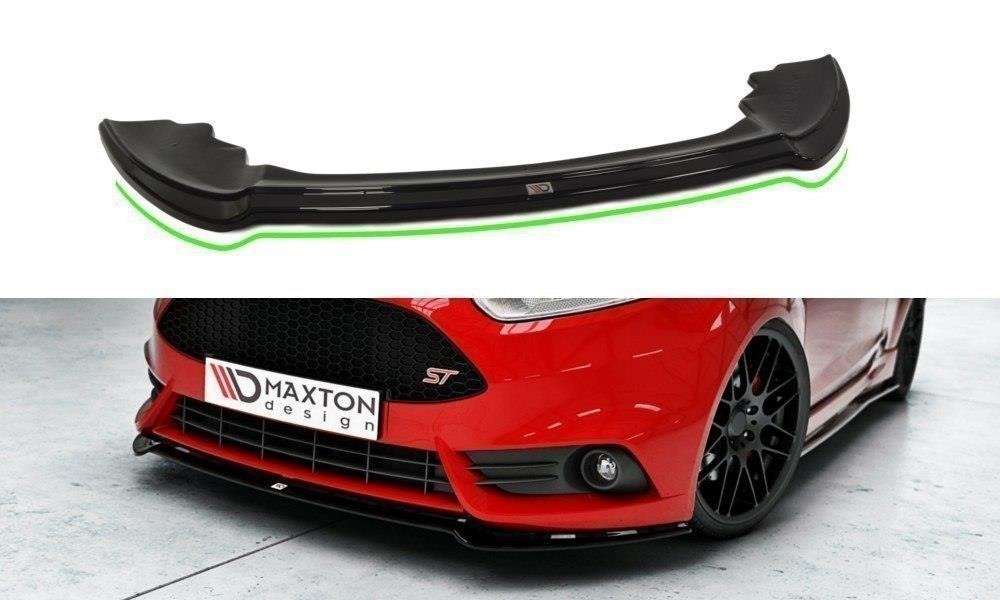 Front Ansatz V.3 für Ford Fiesta ST Mk7 FL schwarz Hochglanz