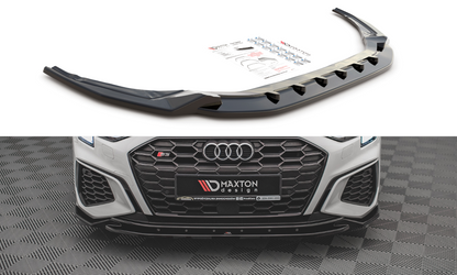 Front Ansatz V.2 für Audi S3 / A3 S-Line 8Y schwarz matt