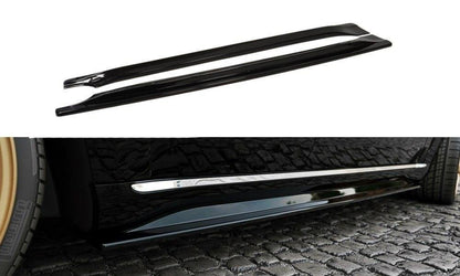 Seitenschweller Ansatz für Jeep Grand Cherokee WK2 Summit Facelift Carbon Look