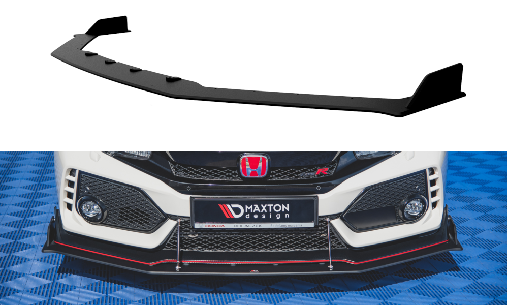 Robuste Racing Front Ansatz für passend für Honda Civic X Type-R