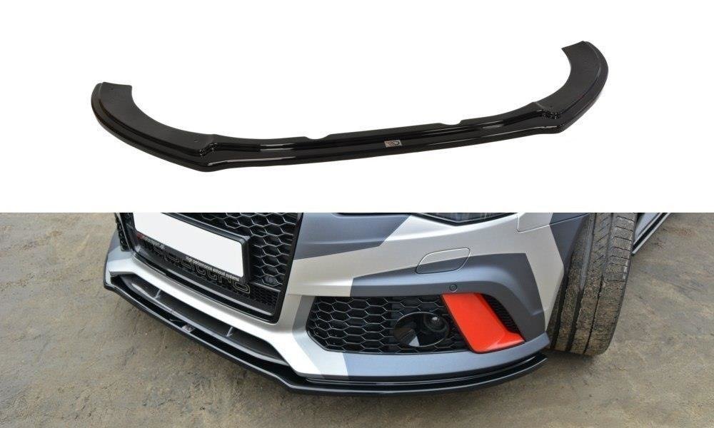 Front Ansatz V.1 für Audi RS6 C7 / C7 FL schwarz matt