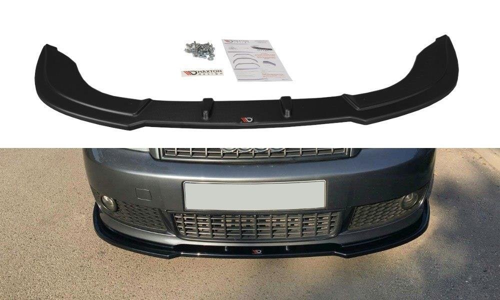 Front Ansatz V.2 für Audi A4 S-Line B6 schwarz matt
