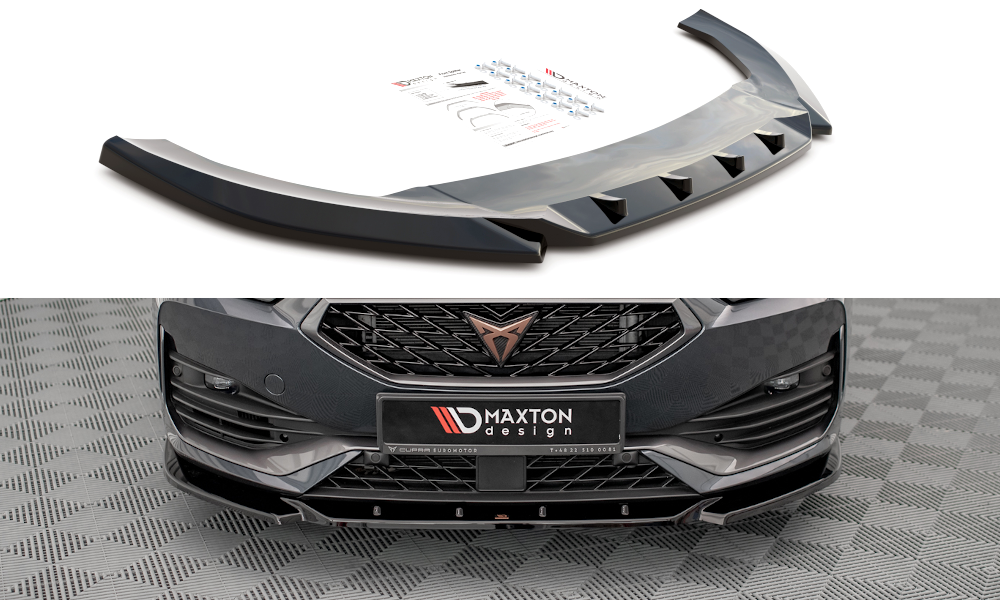 Front Ansatz V.3 für Cupra Leon schwarz matt