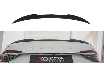 Spoiler CAP V.2 für Skoda Superb Mk3 / Mk3 FL Hatchback schwarz matt
