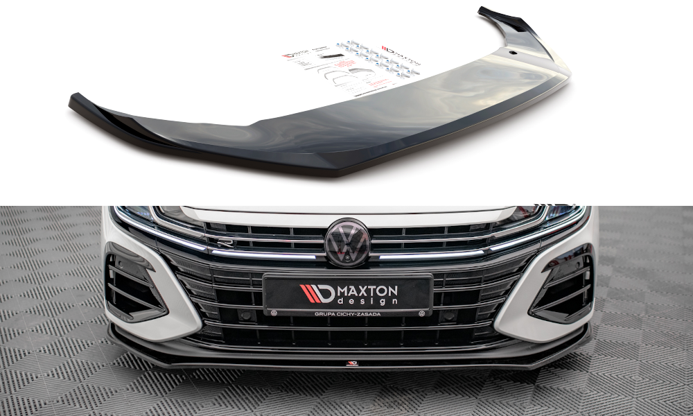 Front Ansatz V.3 für Volkswagen Arteon R schwarz Hochglanz