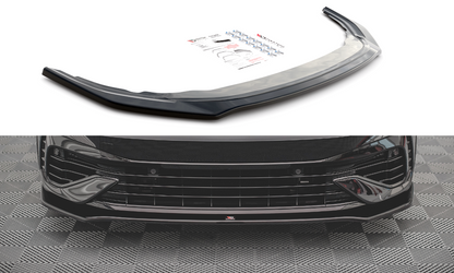 Front Ansatz V.3 für Volkswagen Golf R Mk8 schwarz matt