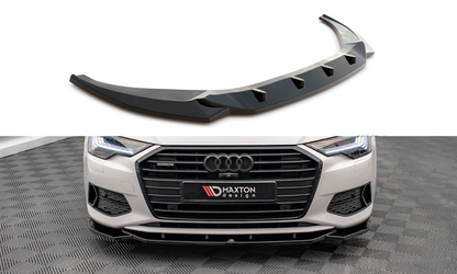 Front Ansatz V.1 für Audi A6 C8 schwarz matt