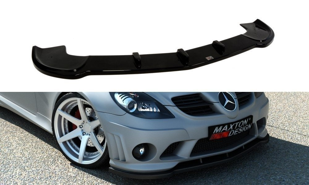 Front Ansatz für MERCEDES SLK R171 (FÜR ME-SLK-R171-AMG204-F1) schwarz matt