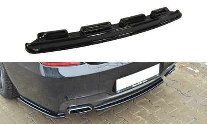 Mittlerer Diffusor Heck Ansatz für BMW 6er Gran Coupé M Paket  schwarz matt
