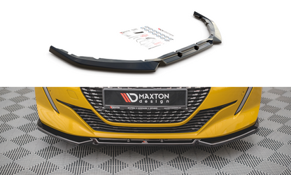 Front Ansatz V.1 für Peugeot 208 Mk2 Carbon Look