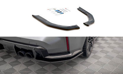 Heck Ansatz Flaps Diffusor V.2 für BMW M3 G80 Carbon Look
