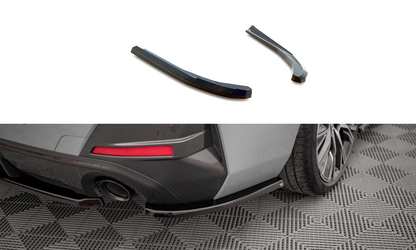 Heck Ansatz Flaps Diffusor V.1 für BMW 4er Gran Coupe M-Paket G26 schwarz matt