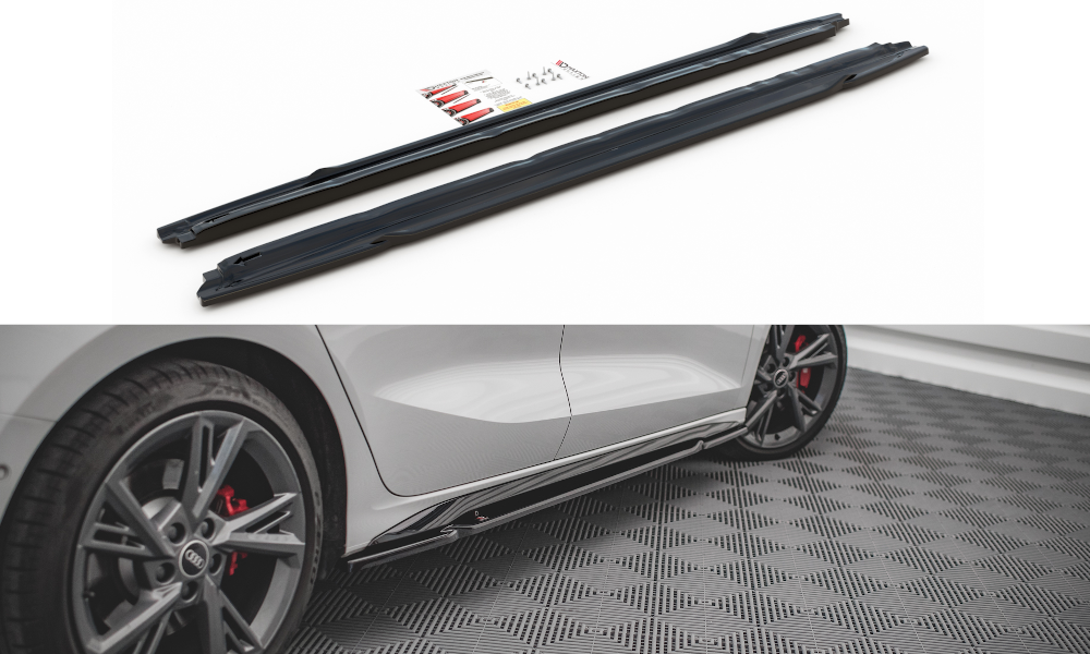 Seitenschweller Ansatz für Audi S3 / A3 S-Line 8Y Carbon Look – Tuning King