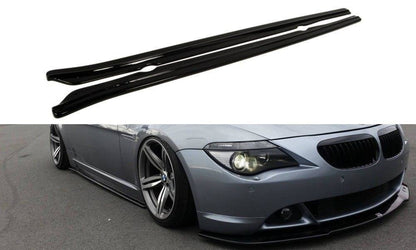 Seitenschweller Ansatz für BMW 6er E63 / E64 (vor Facelift) schwarz matt