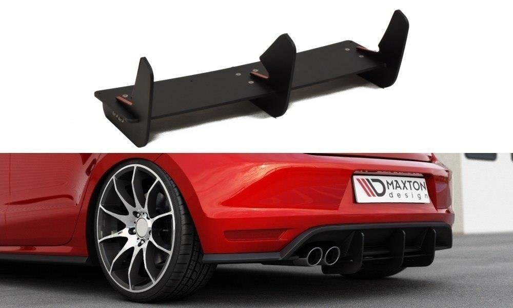 Diffusor Heck Ansatz für Heckschürze für VW POLO MK5 GTI Facelift