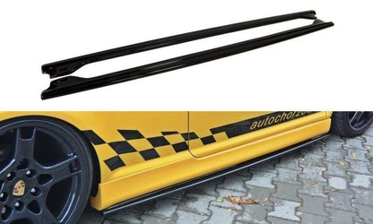 Seitenschweller Ansatz für VW GOLF 4 R32 schwarz matt