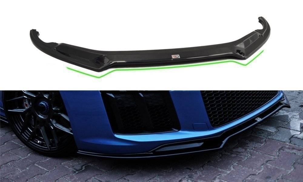 Front Ansatz V.2 für Audi R8 Mk.2 schwarz matt