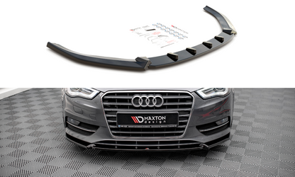 Front Ansatz für Audi A3 Sportback 8V schwarz matt