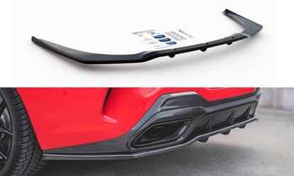 Mittlerer Diffusor Heck Ansatz DTM Look für BMW 8 Coupe M-Paket G15 schwarz Hochglanz