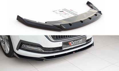 Front Ansatz V.1 für Skoda Octavia Mk4 schwarz matt