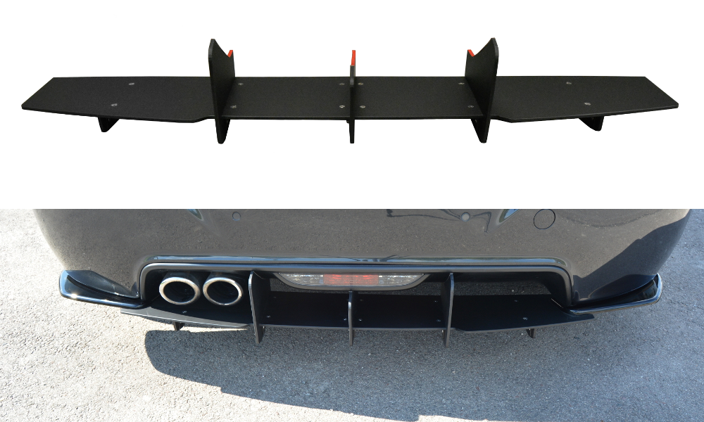 Diffusor Heck Ansatz für Heckschürze für PEUGEOT RCZ