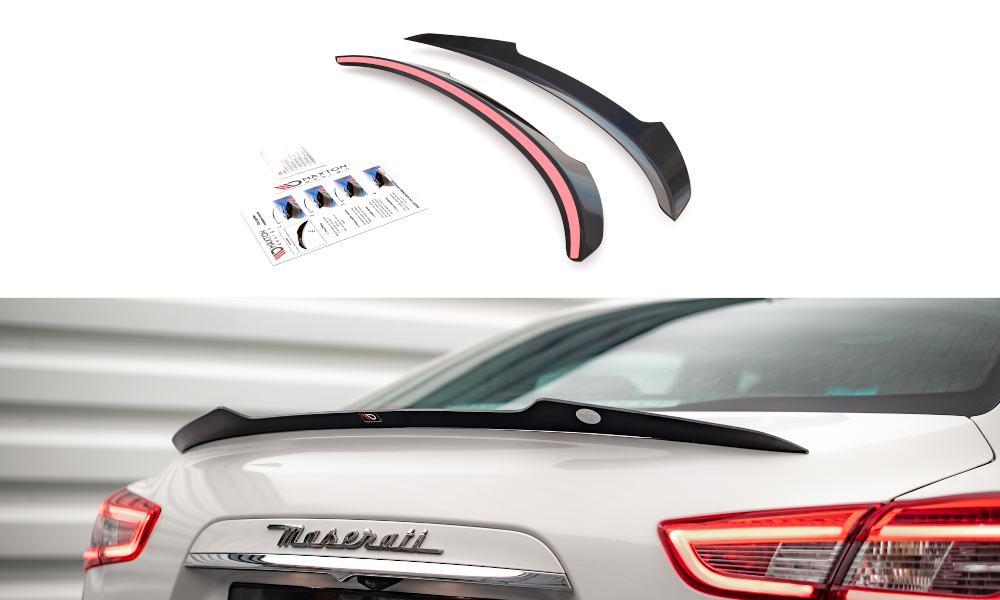 Spoiler CAP für Maserati Ghibli Mk3 schwarz Hochglanz