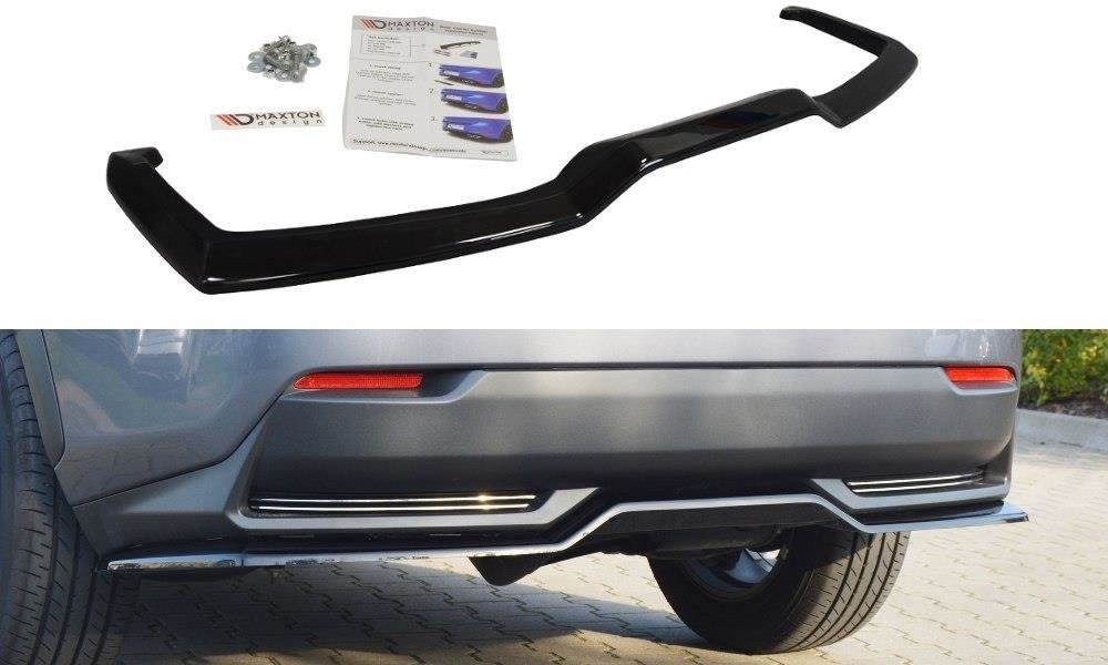 Mittlerer Diffusor Heck Ansatz für Lexus NX Mk1 H  Carbon Look
