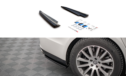 Heck Ansatz Flaps Diffusor für Maserati Ghibli Mk3 schwarz matt