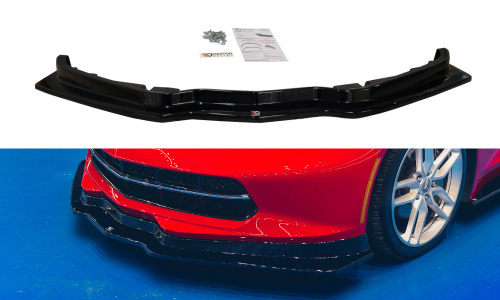 Front Ansatz für CHEVROLET CORVETTE C7  Carbon Look