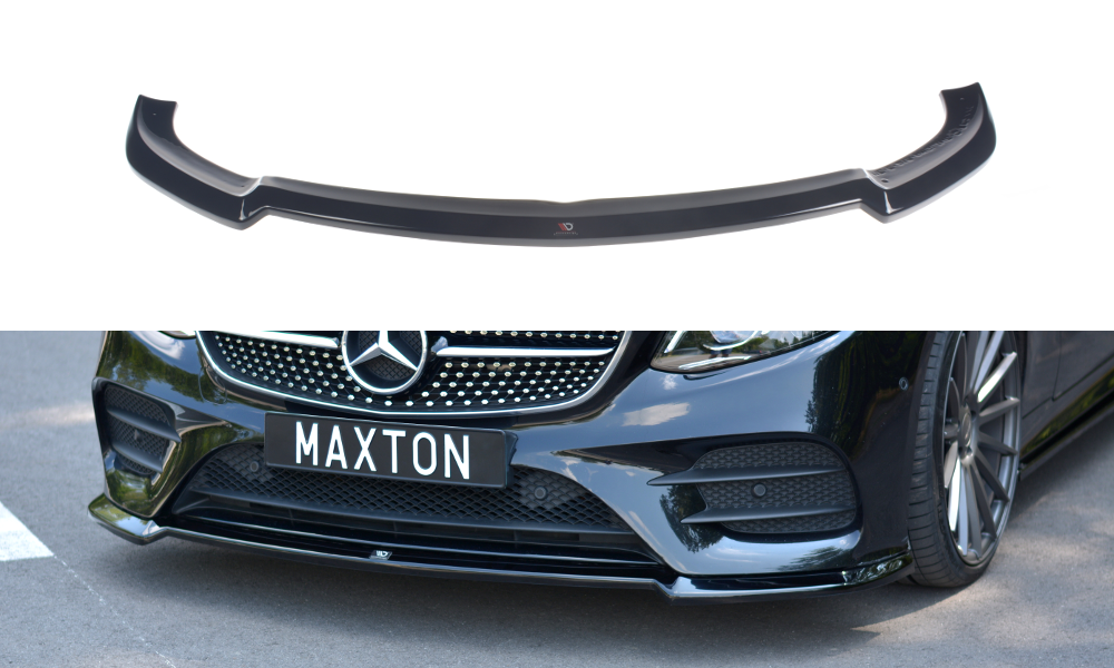 Front Ansatz V.2 für Mercedes-Benz E-Klasse W213 Coupe (C238) AMG-Line schwarz matt