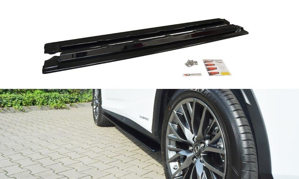 Seitenschweller Ansatz für Lexus RX Mk4 schwarz matt