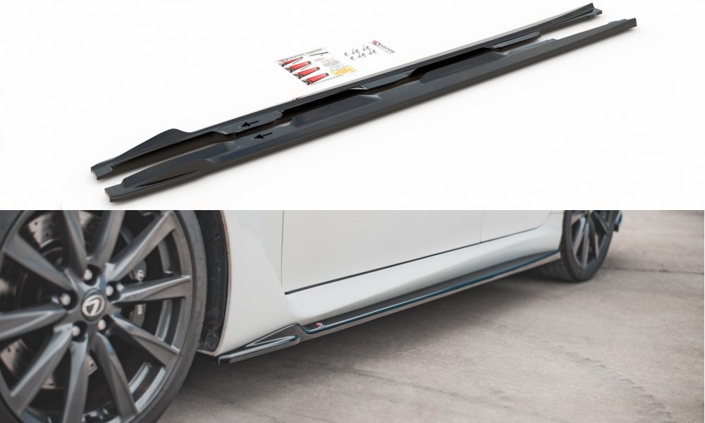 Seitenschweller Ansatz für Lexus IS F Mk2 Carbon Look