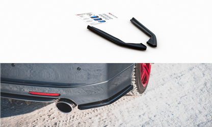 Heck Ansatz Flaps Diffusor V.2 für Honda Accord Mk7 Type-S schwarz Hochglanz