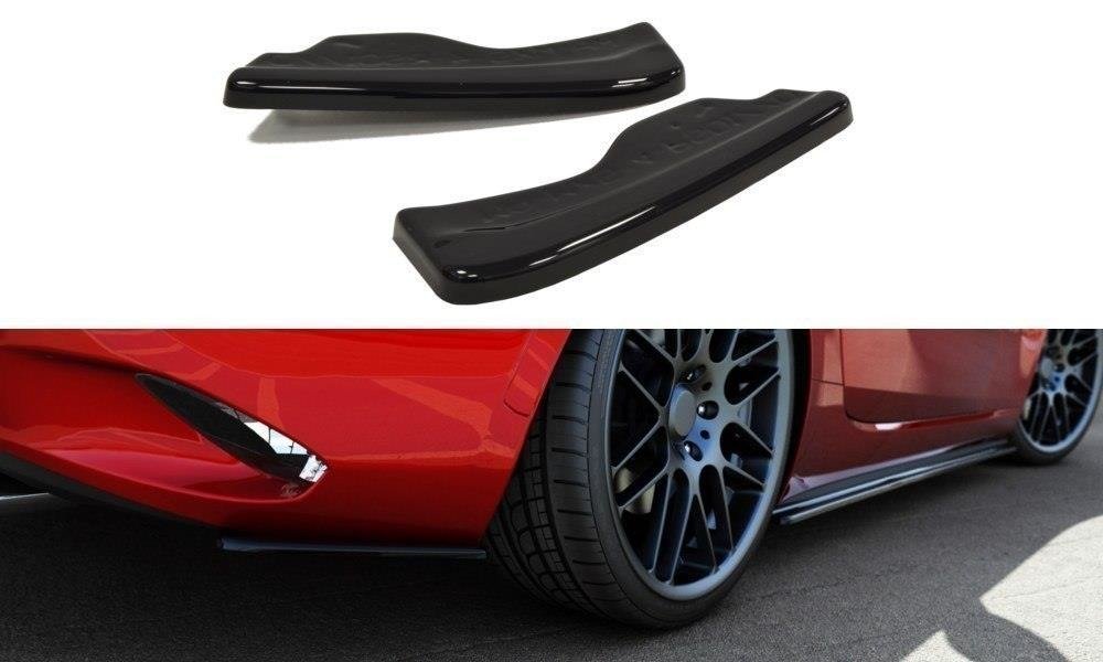 Heck Ansatz Flaps Diffusor für Mazda MX-5 IV schwarz matt